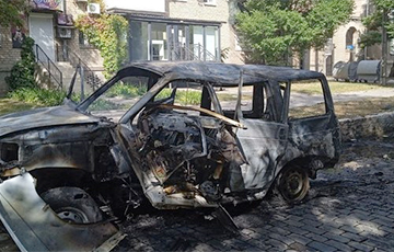 В Бердянске взорвалась машина оккупационного «коменданта»