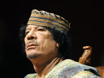 Каддафи не пришел на похороны своего сына