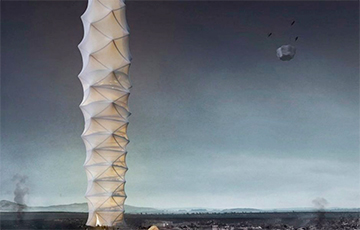 Три польских архитектора предложили концепт складного небоскреба-оригами