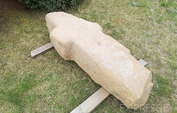 В Жодино нашли старинный каменный крест