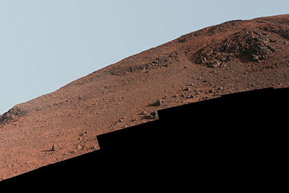 Ровер Opportunity сделал снимок хребта Кнудсен Ридж на Марсе