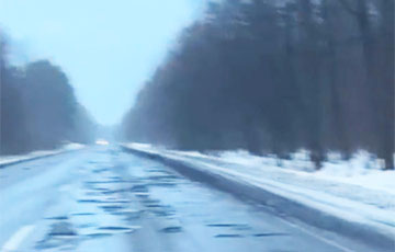 «Я просто в шоке»: беларус показал состояние дорог в Гомельской области