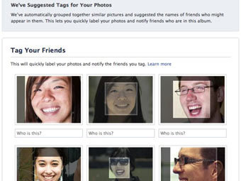Facebook начал автоматически распознавать лица на фото