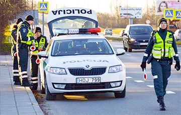 В Литве полиция устроила погоню за мужчиной, угнавшему у беларусов BMW