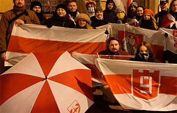 Белорусы Санкт-Петербурга вышли на традиционную акцию протеста