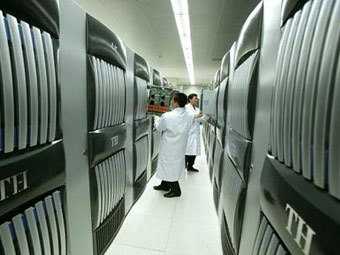 В Китае запущен мощнейший суперкомпьютер