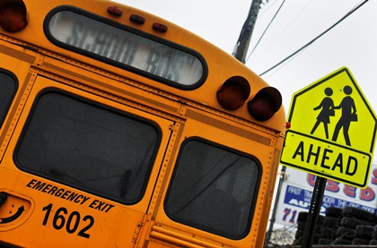 В Нью-Йорке столкнулись два школьных автобуса