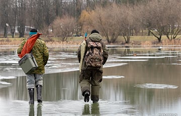 В Минском районе запретили выходить на лед