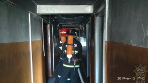В Орше на пожаре спасли 4 человек, эвакуировали 27