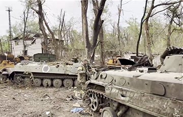 Московитские войска потеряли более 70 единиц техники во время неудачного форсирования реки Северский Донец