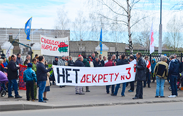 Фоторепортаж с митинга в Бобруйске