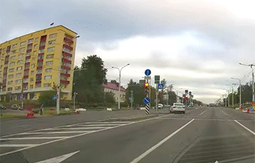 Водители заметили странный поворот на перекрестке в Минске