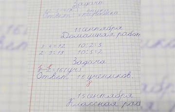 Житель Шклова возмутился в соцсети оценке за домашку по математике с правильным ответом