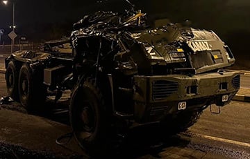 Под Белгородом у танка ВС РФ сорвало башню в ДТП