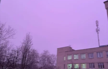 Солигорск проснулся в розовом тумане