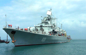 Украинский фрегат «Гетман Сагайдачный» участвует в учениях в Черном море