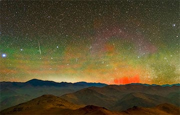 В небе над Чили сфотографировали редкое явление