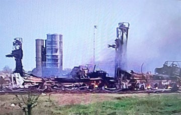 Атака на Джанкой: появились кадры уничтоженного московитского ЗРК С-400 «Триумф»