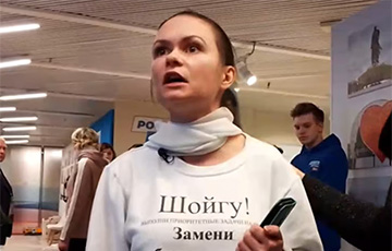 «Когда домой?»: жена мобилизованного учинила скандал в штабе Путина