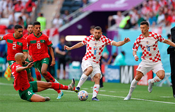 ЧМ-2022:  Марокко сравняло счет с Хорватией на девятой минуте матча