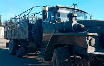 Пожилой украинец похитил у оккупантов грузовик с оружием и патронами