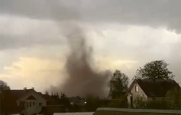 Под Могилевом заметили смерч