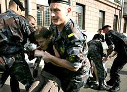 Массовые аресты в День независимости в Минске (Фото)