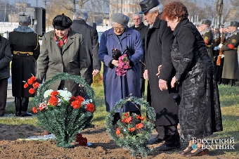 Останки воинов Первой мировой войны торжественно перезахоронены сегодня в Минске