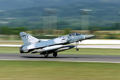 В Греции разбился истребитель Mirage 2000 ВВС страны