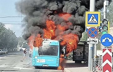 Почему в Петербурге массово горят новые беларусские автобусы МАЗ?