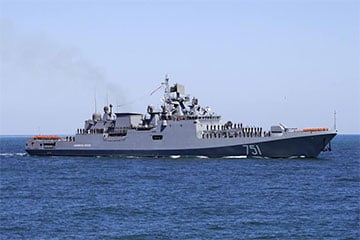 Дроны повредили московитский фрегат «Адмирал Эссен»