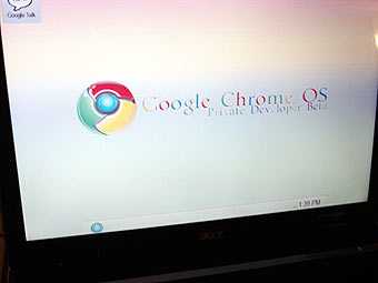 В Сети появились первые скриншоты Google Chrome OS