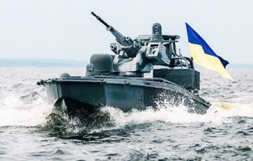 Украинские ВМС уничтожили московитский морской беспилотный катер у Одессы