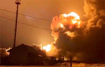 ГУР: Нефтебазу под Курском взорвали два дрона