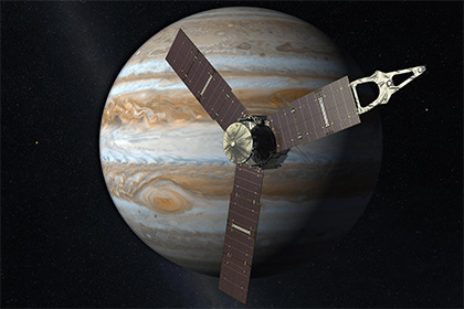 Американская станция Juno подготовилась к встрече с Юпитером