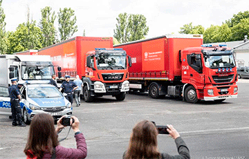Польша снова направила в Беларусь конвой с гуманитарной помощью