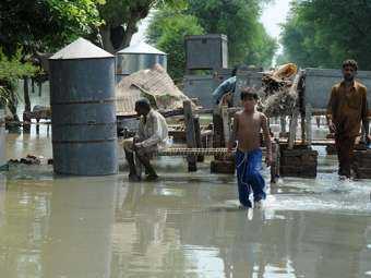 В Пакистане из-за наводнения без крова остались 20 миллионов человек