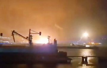 Турецкие моряки в восторге засняли на видео удар «Длинных Нептунов» по Новомосковитску