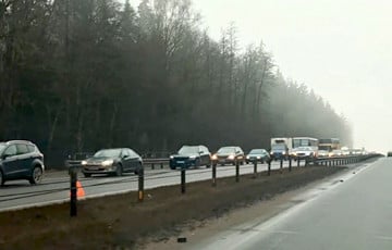 Под Минском на М6 произошла серьезная авария