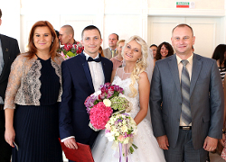 На выходных в Минске был свадебный переполох