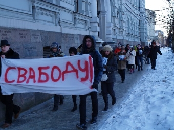 В Вильнюсе поддержали белорусских политзаключенных (Фото)