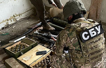 В Луганской области СБУ нашла схрон с московитским оружием