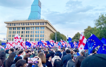 В Тбилиси прошла многотысячная акция «Грузия выбирает Евросовок»