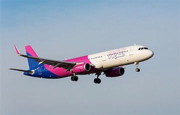 В Минске заметили самолет Wizz Air