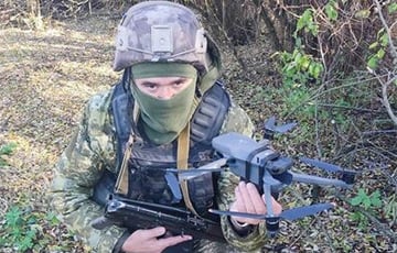 В Черниговской области украинские пограничники сбили дрон со взрывчаткой