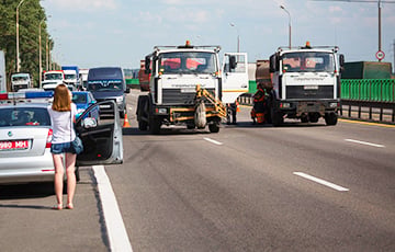 Сегодня ночью в Минске обновят разметку на МКАД и десятках улиц