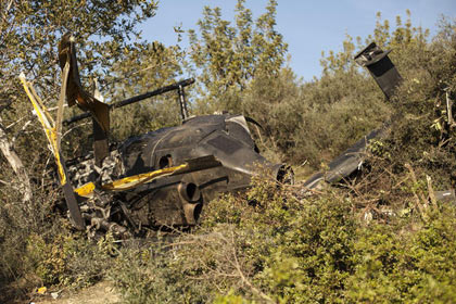 В Испании разбился вертолет с тонной гашиша