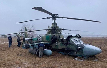 Под Бучей сбит еще один московитский вертолет КА-52