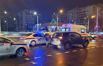 В Минске Nissan сбил женщину на пешеходном переходе