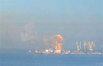 В порту Бердянска уничтожен большой десантный корабль врага «Орск»